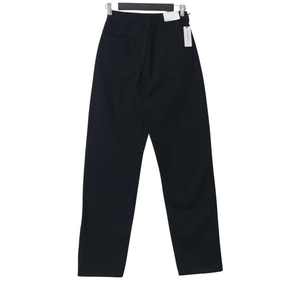 New! WeWoreWhat High Rise Straight Leg Rigid Cotton Mom Jean - Picture 5 of 13